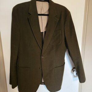 Olive jacket - slim fit - cotton